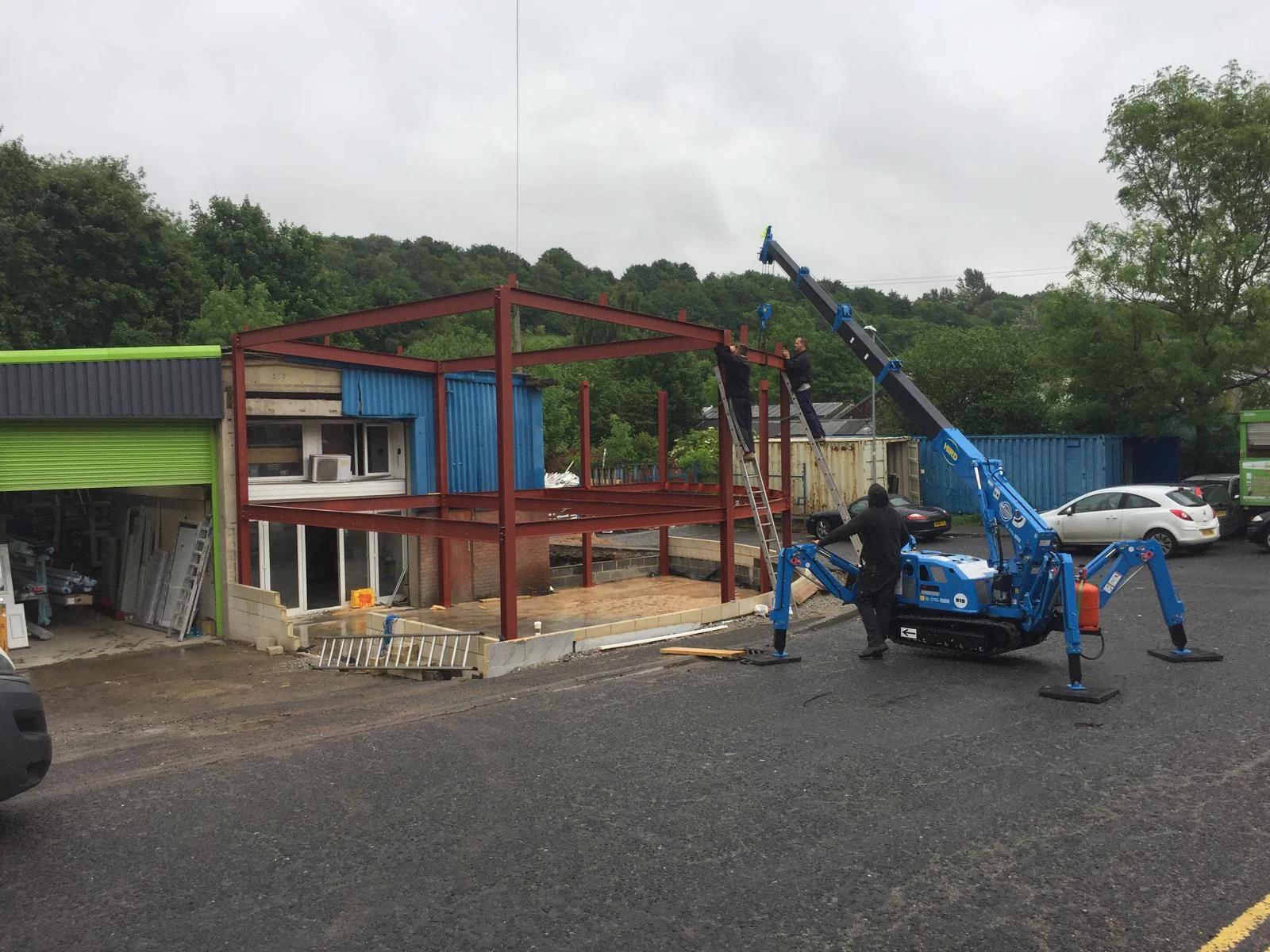 Steel Frame Buildings - Meckahno Homes