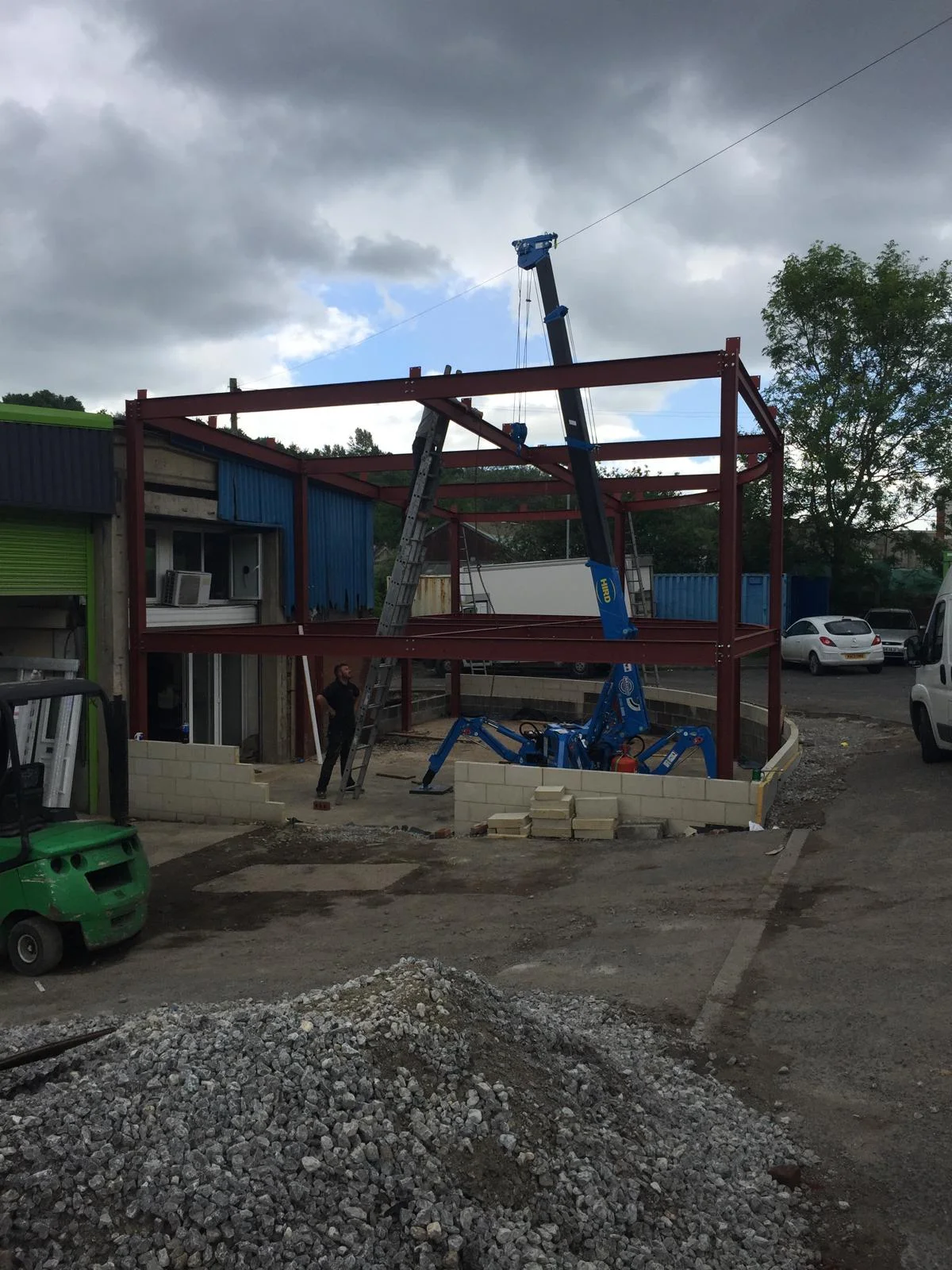 Steel Frame Buildings - Meckahno Homes