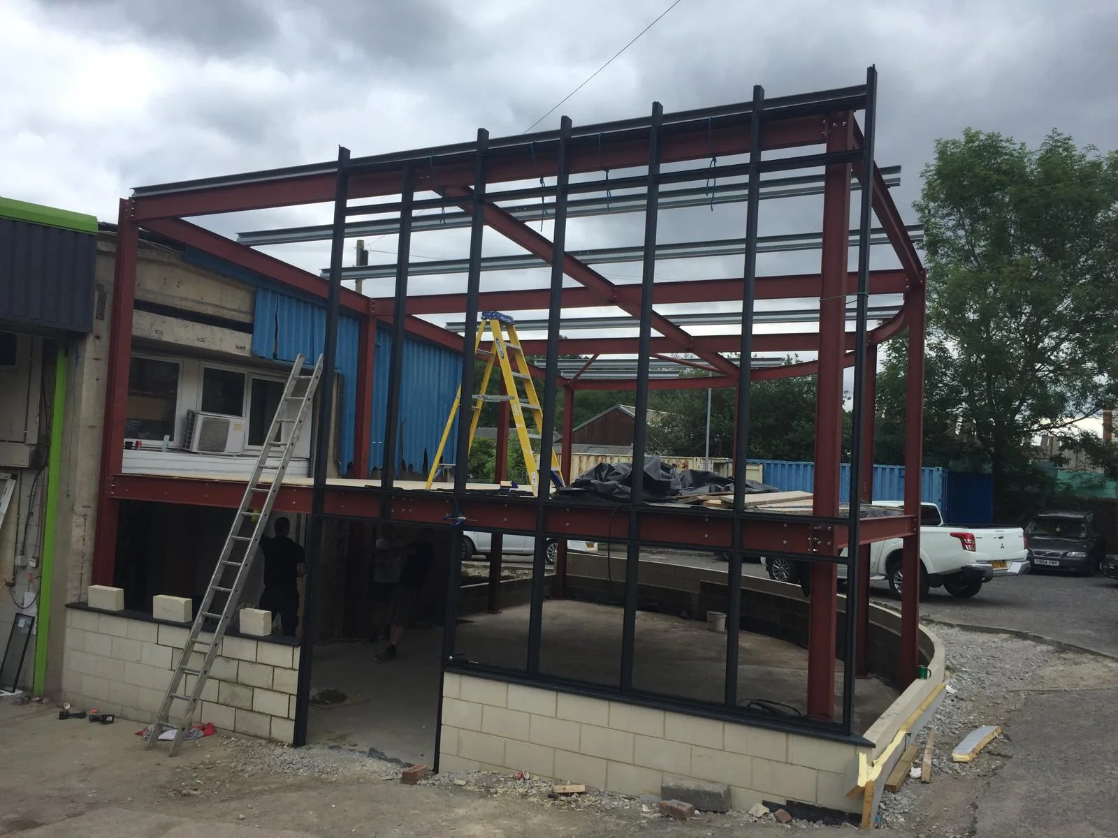 Steel Frame Buildings - Meckahno Homes