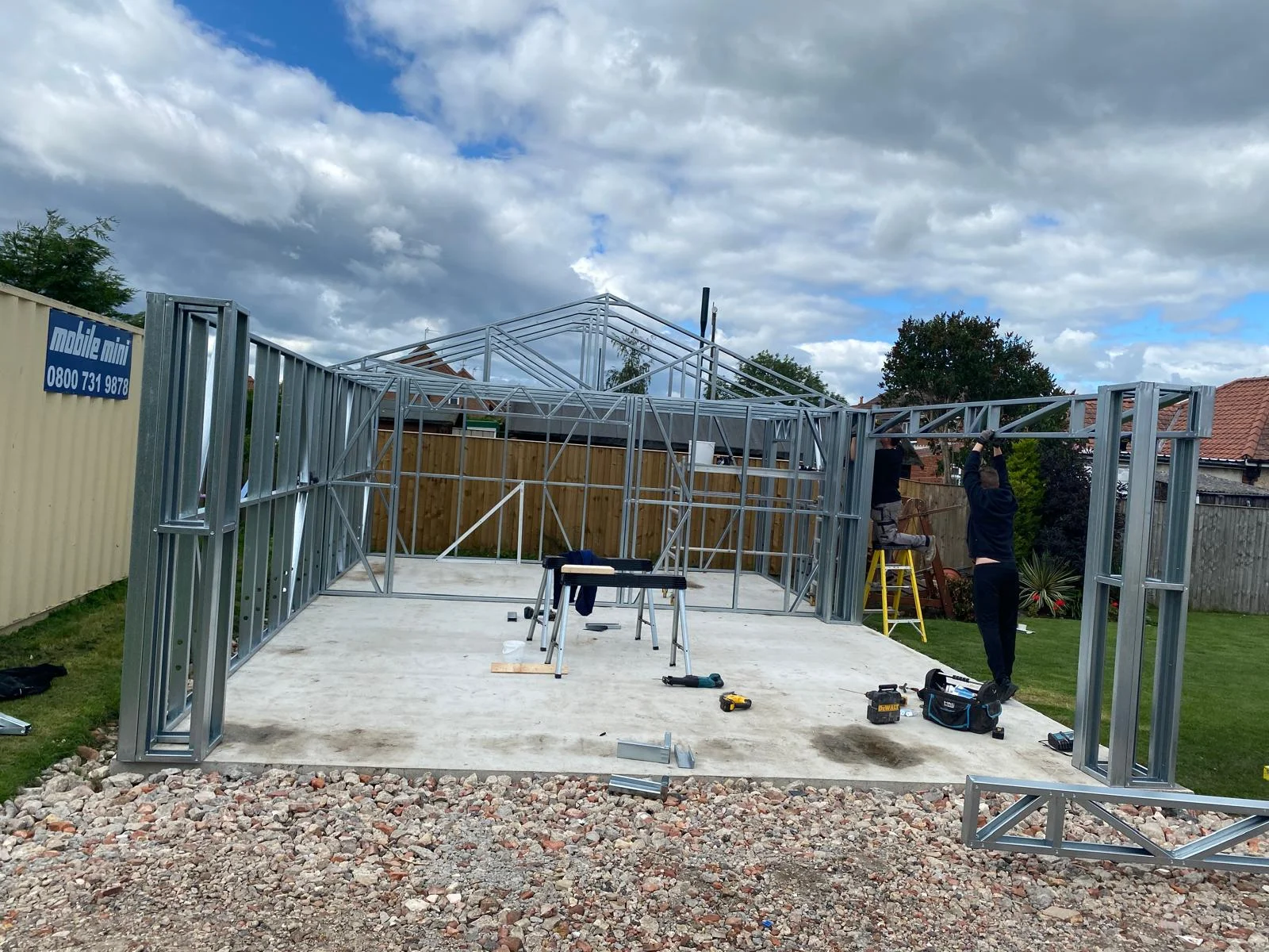 Steel Frame Buildings - Meckahno Homes