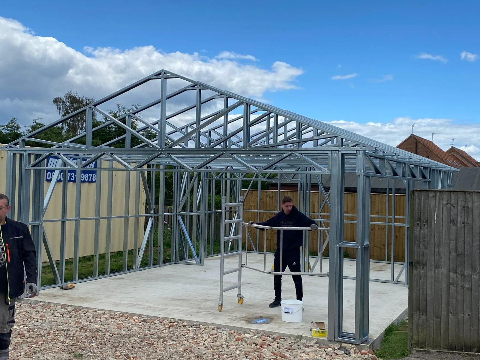 Steel Frame Buildings - Meckahno Homes