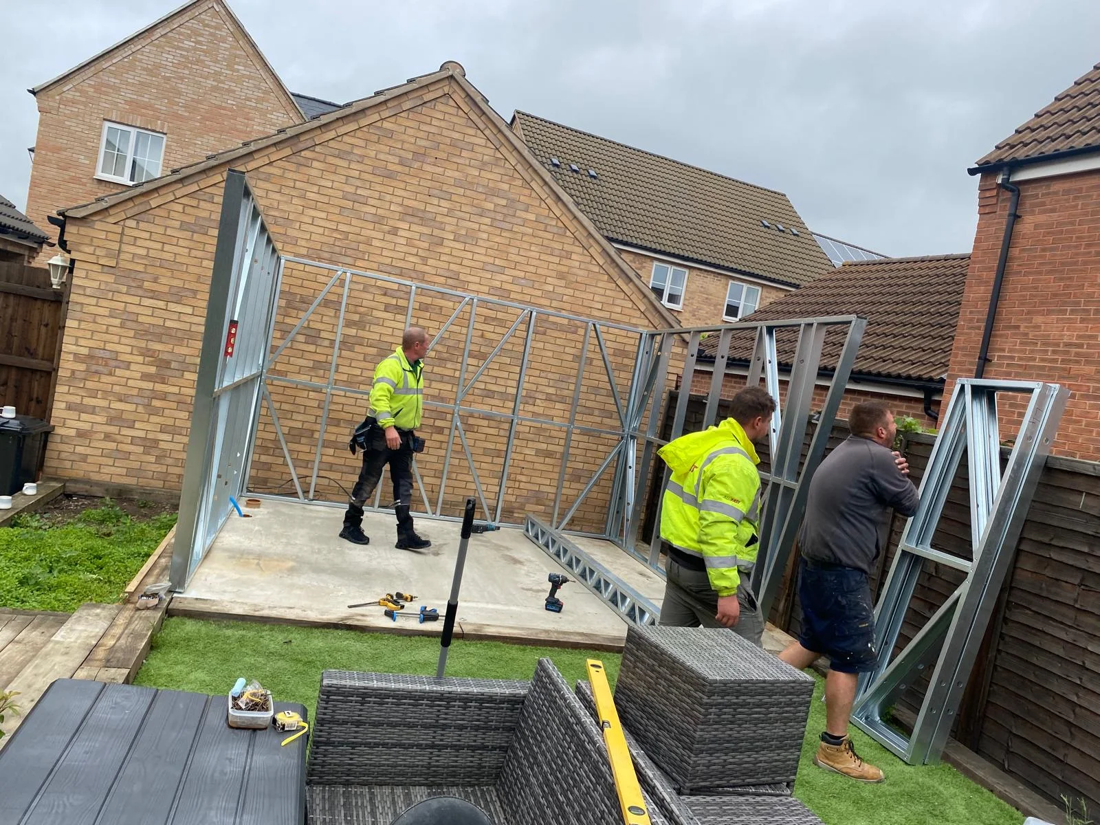 Steel Frame Buildings - Meckahno Homes