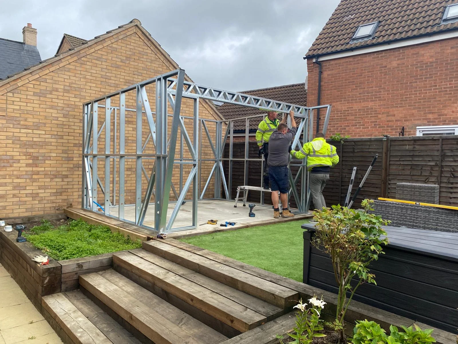 Steel Frame Buildings - Meckahno Homes