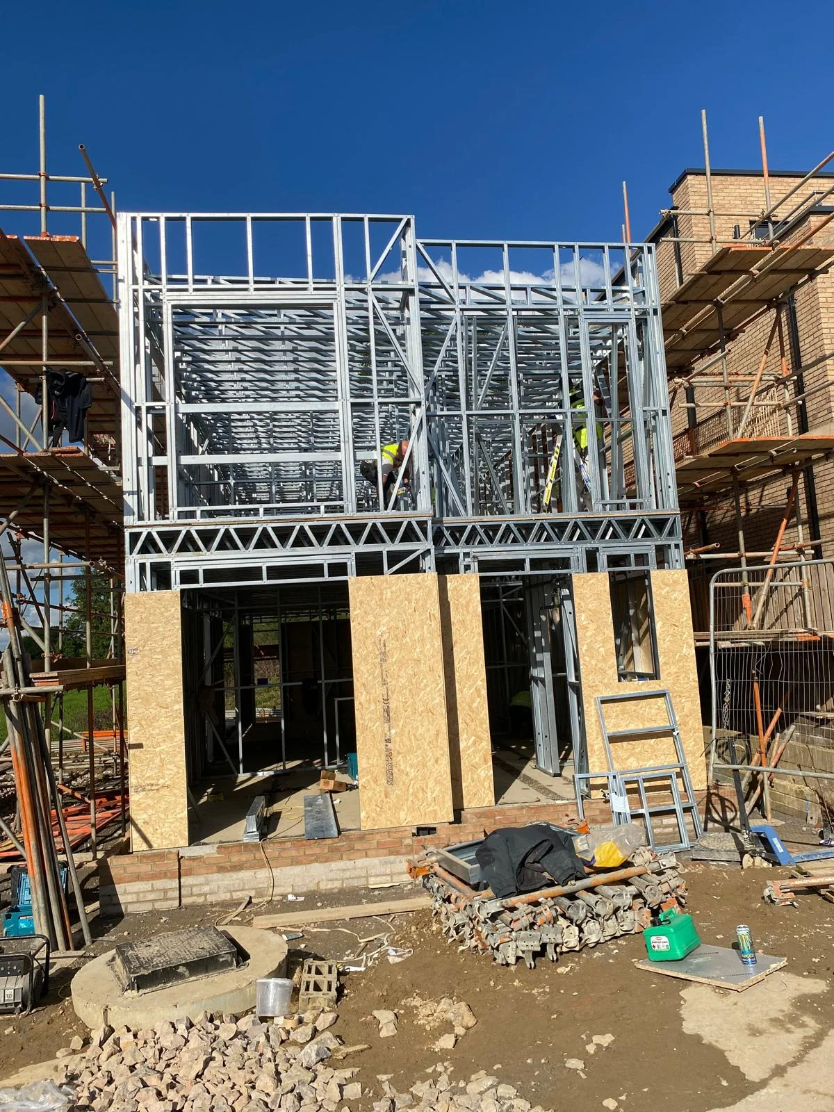 Steel Frame Buildings - Meckahno Homes